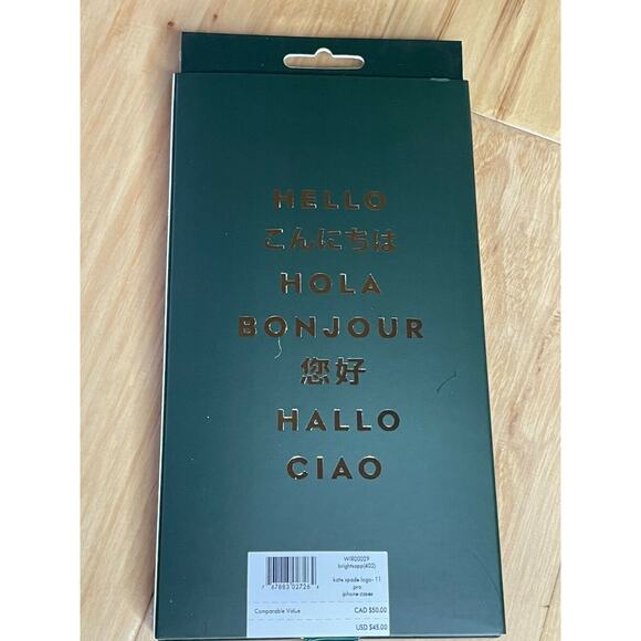 Kate Spade Iridescent iPhone 11 PRO Case Kate Spade Logo - Picture 14 of 15